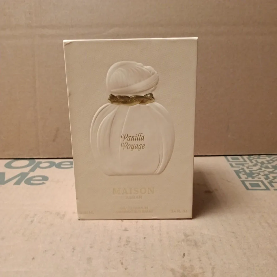 BOXED MAISON ASRAR VANILLA VOYAGE EAU DE PARFUM 100ML