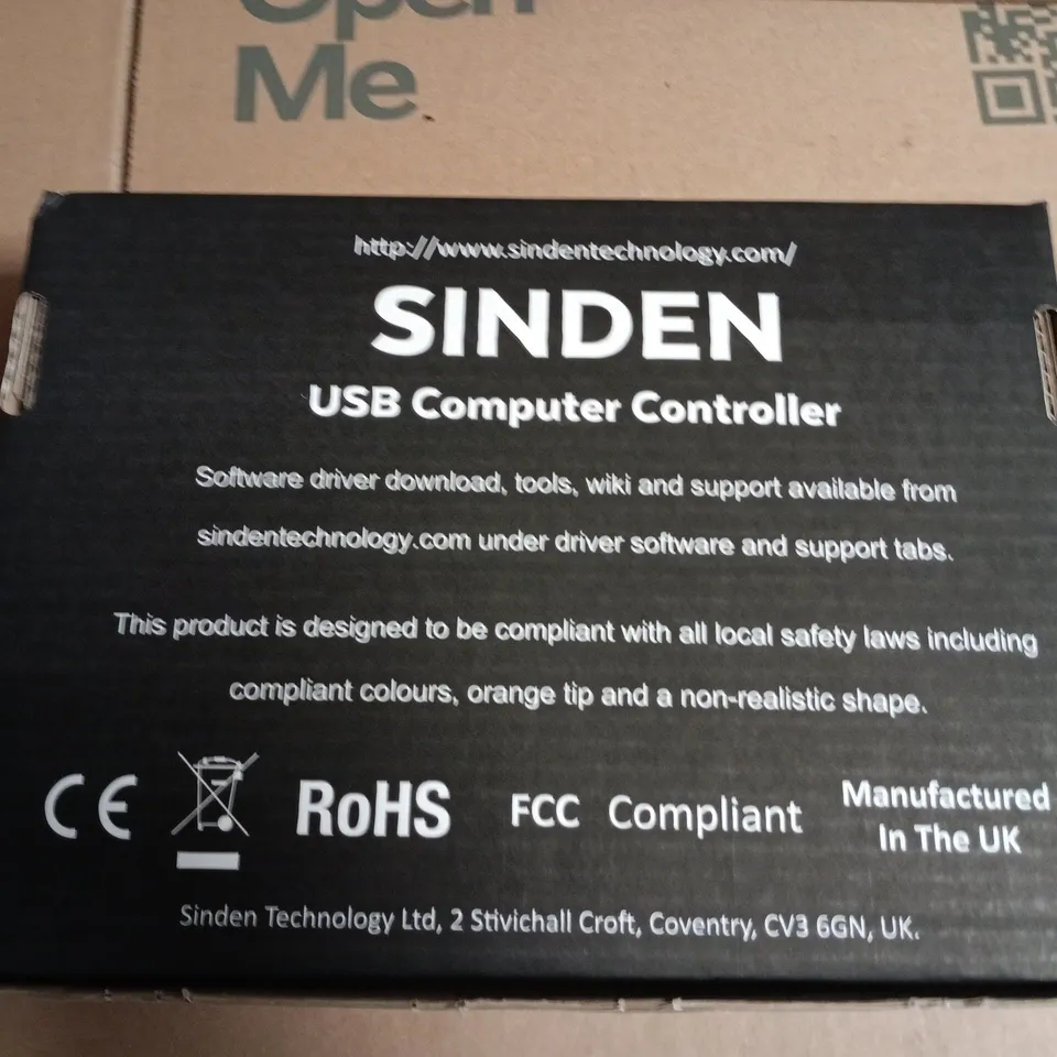 SINDEN USB COMPUTER CONTROLLER – BLUE GUN-STYLE USB CONTROLLER (BOXED)
