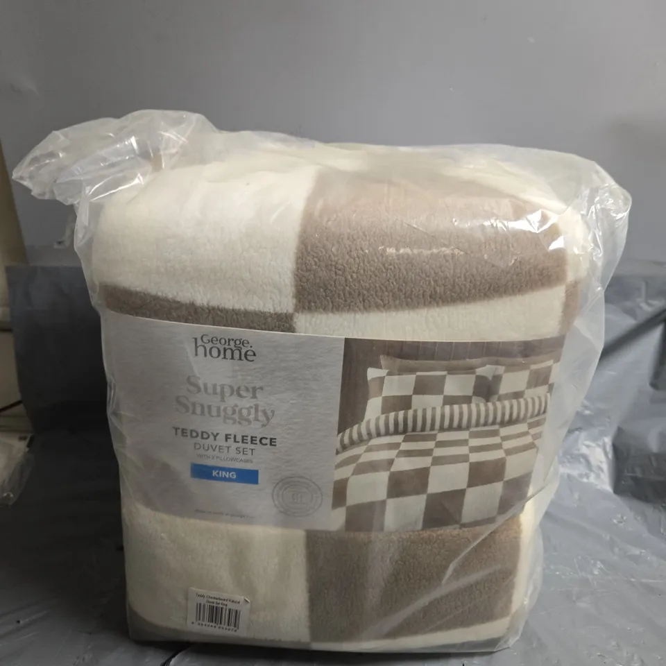 SUPER SNUGGLY TEDDY FLEECE DUVET SET - KING 