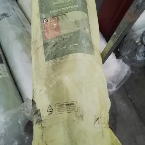 QUALITY BAGGED AND ROLLED SILENTNIGHT 20CM THICK 7 ZONE MEMORY FOAM DOUBLE MATTRESS