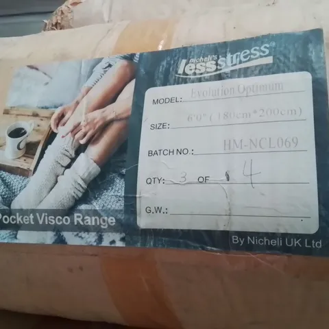 QUALITY BAGGED AND ROLLED NICHELI SUPER KINGSIZE MATTRESS 