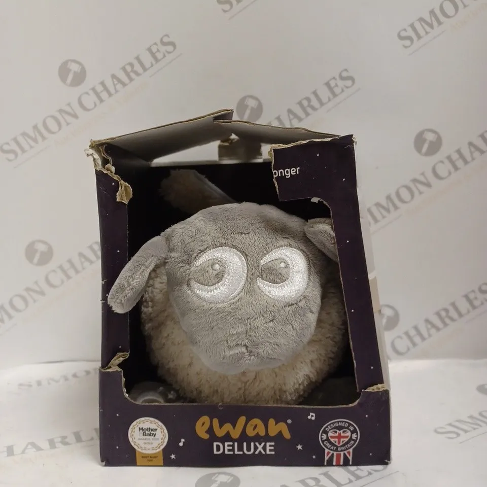 BOXED EWAN DELUXE - SHUSHING SLEEP SOOTHER WITH CRY SENSOR & 5 SOUNDS