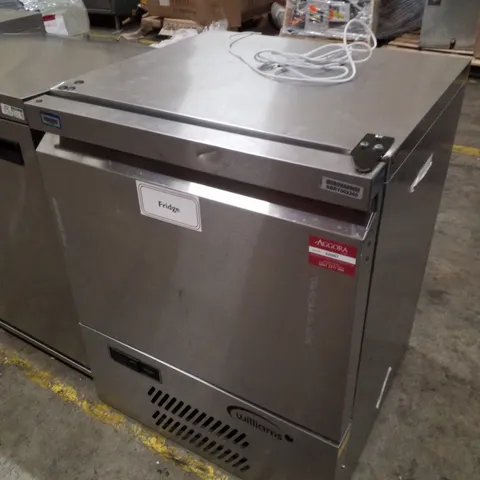 WILLIAMS H5UC R290 R1 STAINLESS UNDER COUNTER FRIDGE