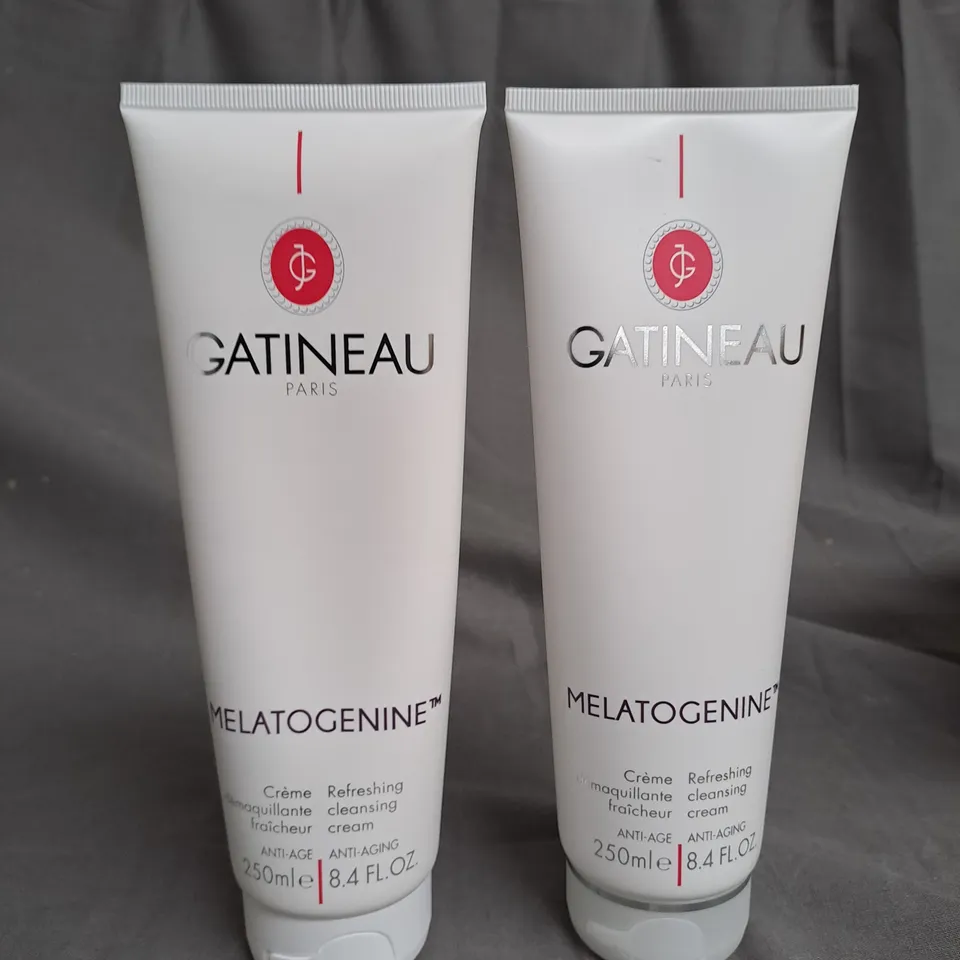 2 x GATINEAU MELATOGENINE REFRESHING CLEANSING CREAM 250ML