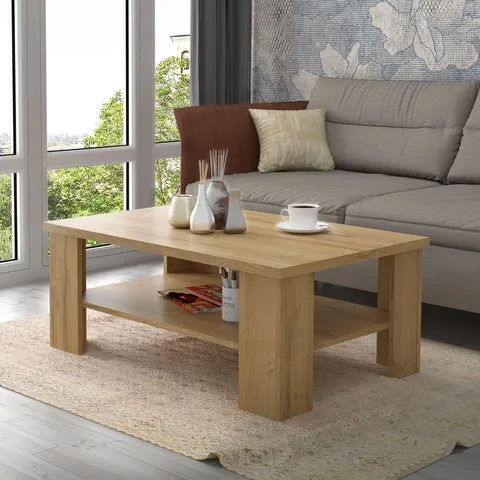 BOXED JESS COFFEE TABLE - ANCIENT OAK (1 BOX)