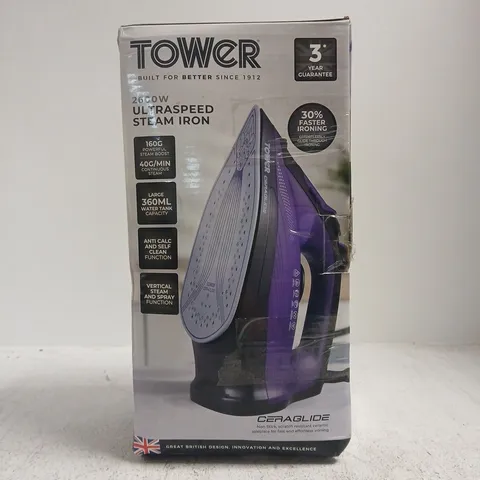 BOXED TOWER ULTRASPEED STEAM IRON