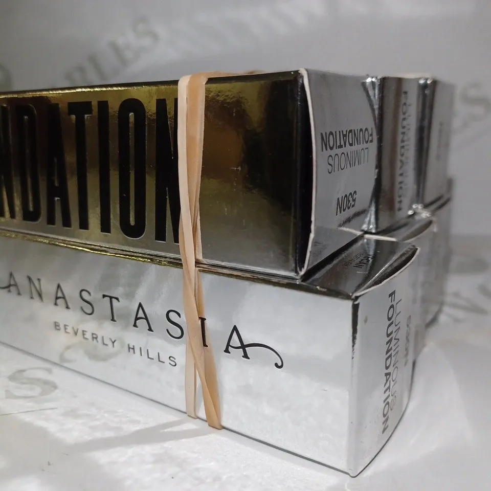 LOT OF 6 X 30ML ANASTASIA BEVERLY HILLS LUMINOUS FOUNDATION - 530N