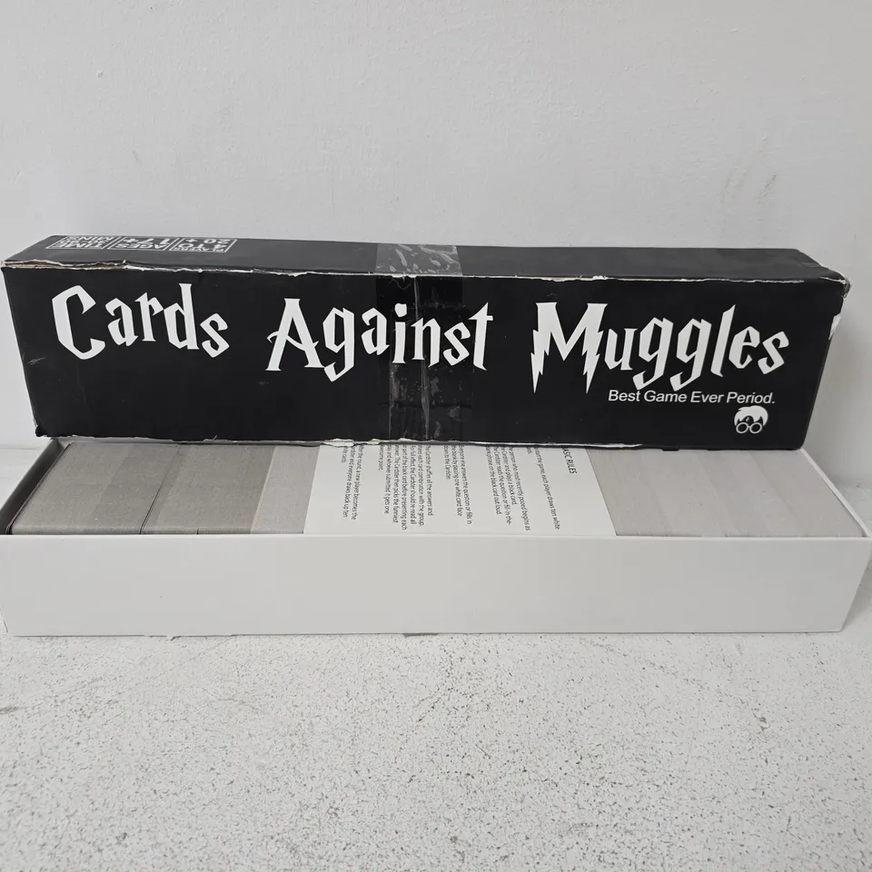BOXED CARDS AGAINST MUGGLES CARD GAME