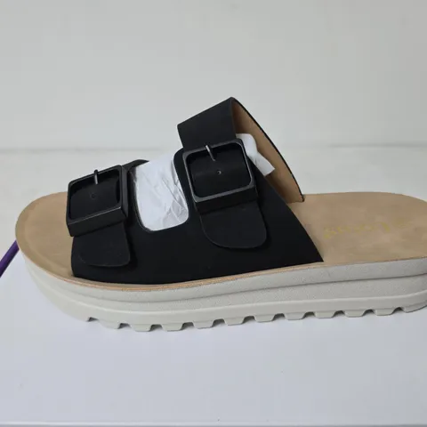 BOXED LOTUS VOLOS SANDALS, BLACK - SIZE EU 41 