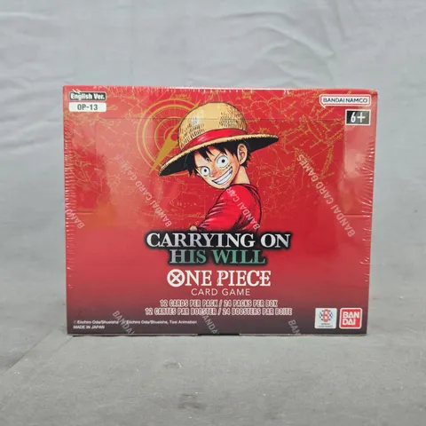 ONE PIECE CARD GAME - CARRYING ON HIS WILL BOOSTER BOX