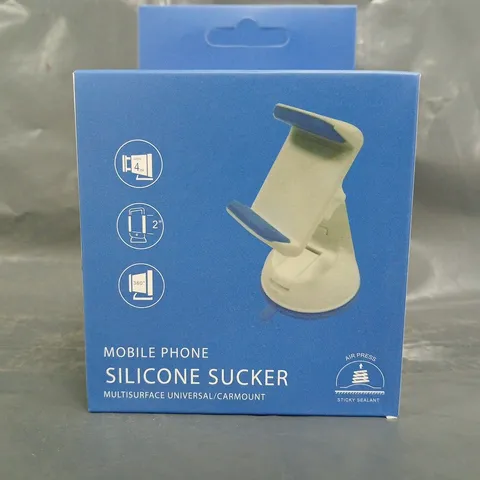 SET OF 4 UNBRANDED MOBILE PHONE SILICONE SUCKER MOUNT