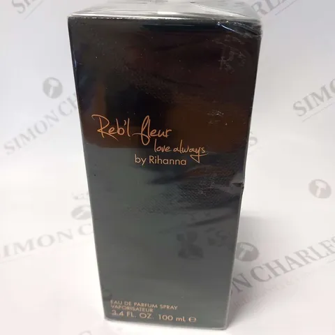 BOXED AND SEALED REB'L FLEUR LOVE ALWAYS BY RIHANNA EAU DE PARFUM 100ML