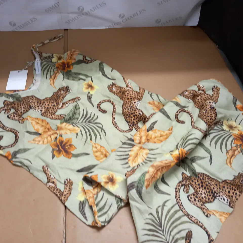 DESMOND & DEMPSEY WOMENS LONG NIGHTIE - M