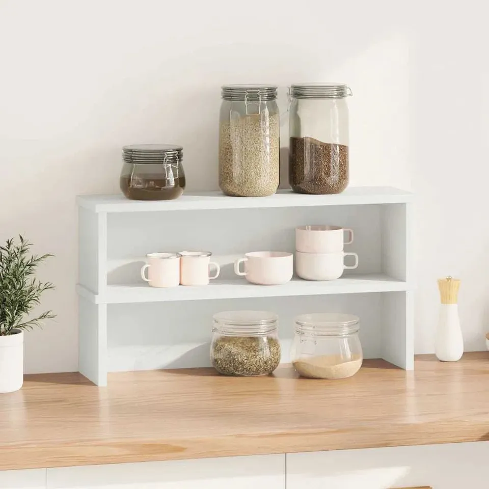 BOXED KITCHEN RACKS STACKABLE 2PCS 15×16CM (SET OF 2)