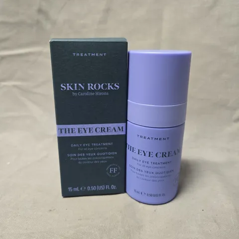 BOXED SKIN ROCKS BY CAROLINE HIRONS THE EYE CREAM – 15 ML