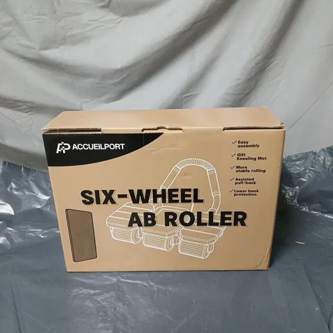 ACCUEILPORT SIX-WHEEL AB ROLLER – EXERCISE EQUIPMENT BOXED