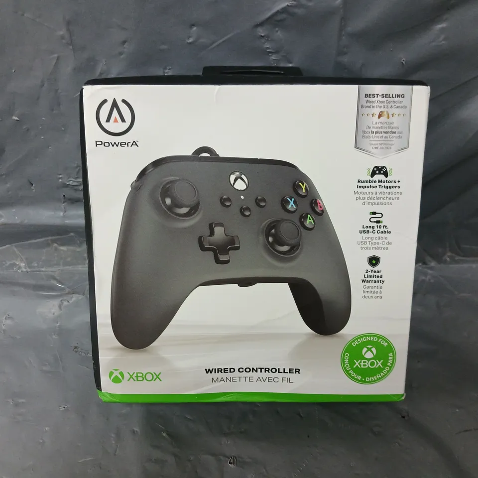 POWER A WIRED CONTROLLER FOR XBOX SERIES X,S - BLACK