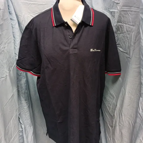 BEN SHERMAN POLO SHIRT – DARK NAVY, UK LARGE