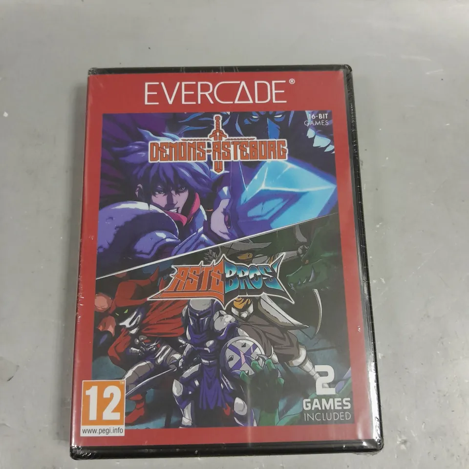 SEALED EVERCADE DEMONS OF ASTERBORG & ASTEBROS DUAL GAME 