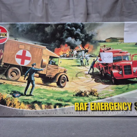 BOXED AIRFIX 1:76 A03304 RAF EMERGENCY SET