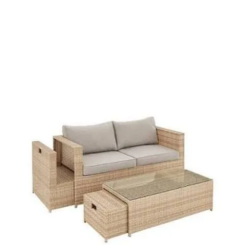 BOXED RHODES MULTI POSITION GARDEN FURNITURE STORAGE SET (1 BOX)