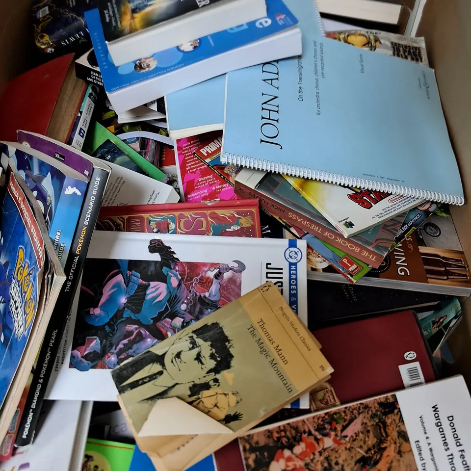 LARGE QUANTITY OF ASSORTED BOOKS TO INCLUDE FICTION & NON FICTION - COLLECTION ONLY