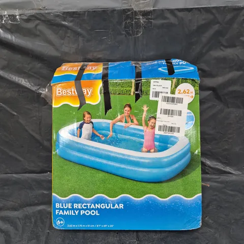BOXED BESTWAY RECTANGULAR FAMILY POOL 