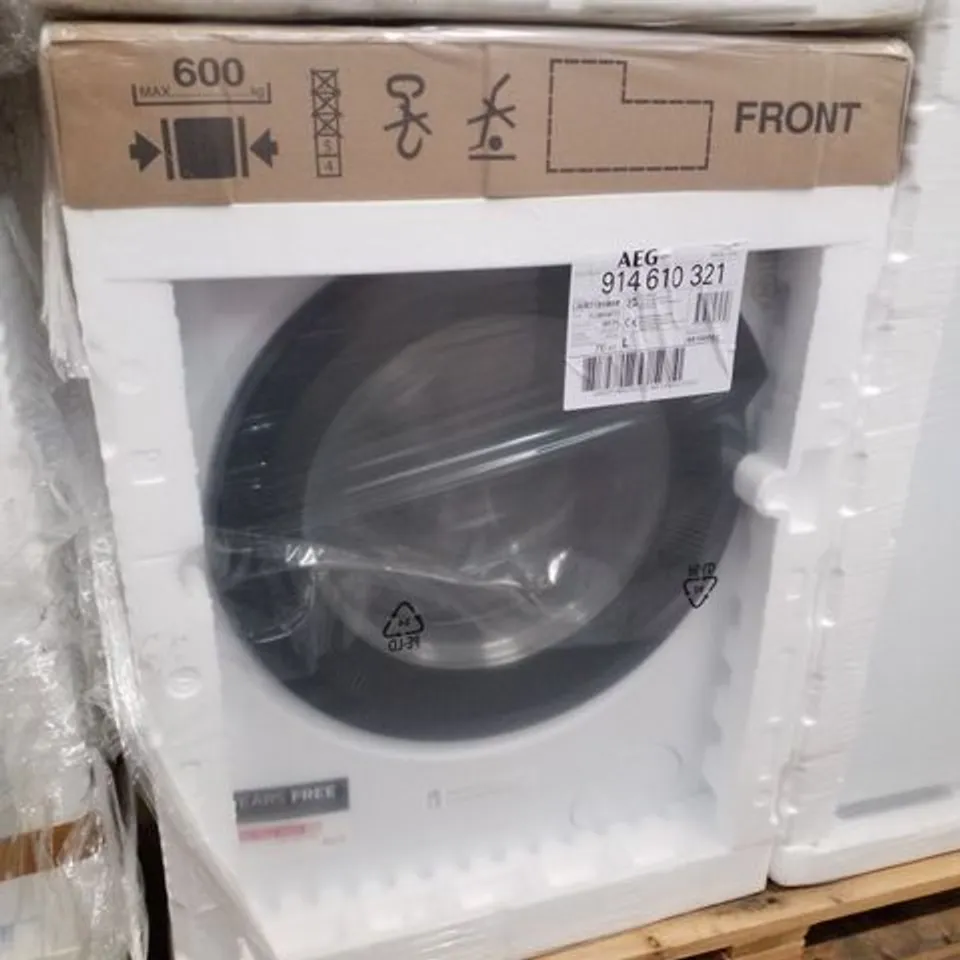 AEG 7000 LWR7185M4B FREESTANDING WASHER DRYER 8/5KG LOAD, 1400RPM SPIN, WHITE RRP £709