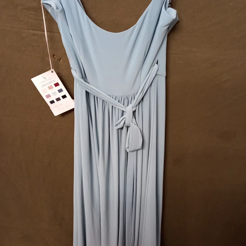 SORELLA VITA LIGHT BLUE OCCASIONAL DRESS - UK 22