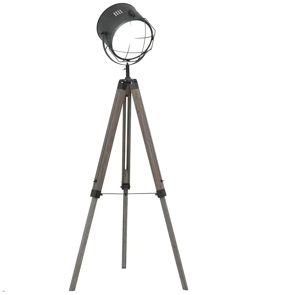 BOXED GRIGG 115CM TRIPOD FLOOR LAMP