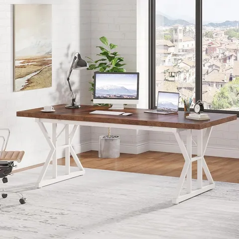 BOXED GERLAND METAL BASE DESK (1 BOX)