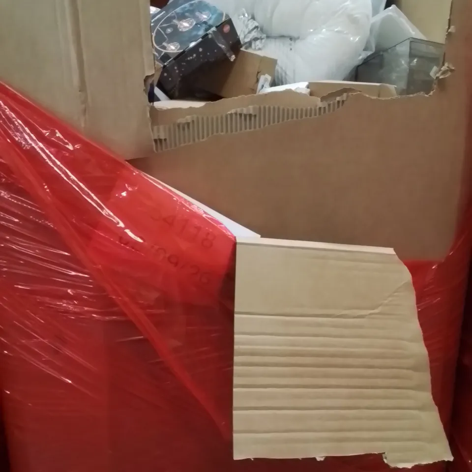 PALLET OF ASSORTED HOUSEHOLD GOODS AND PRODUCTS TO INCLUDE;INSECT MACHINE,CEILING LIGHT,STRING LIGHTS
