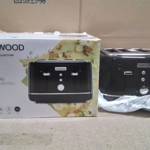 BOXED KENWOOD 4 SLICE TOASTER IN BLACK