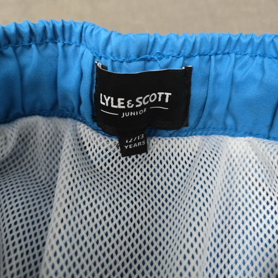 LYLE & SCOTT JUNIOR BOYS' SWIM SHORTS – BLUE, 12/13 YEARS