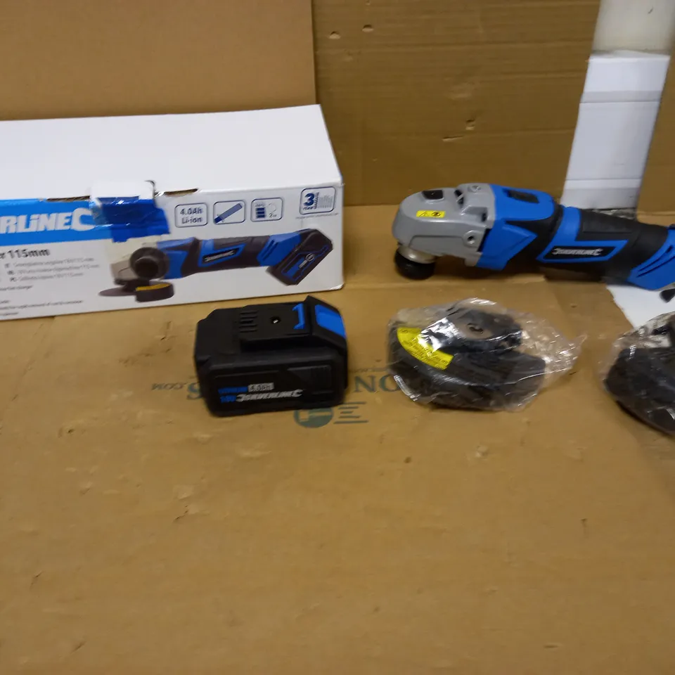 SILVERLINE 980960 18V CORDLESS 115MM ANGLE GRINDER