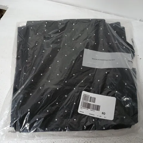 BAGGED SOSANDER HOTFIX TROUSERS IN BLACK - SIZE 14