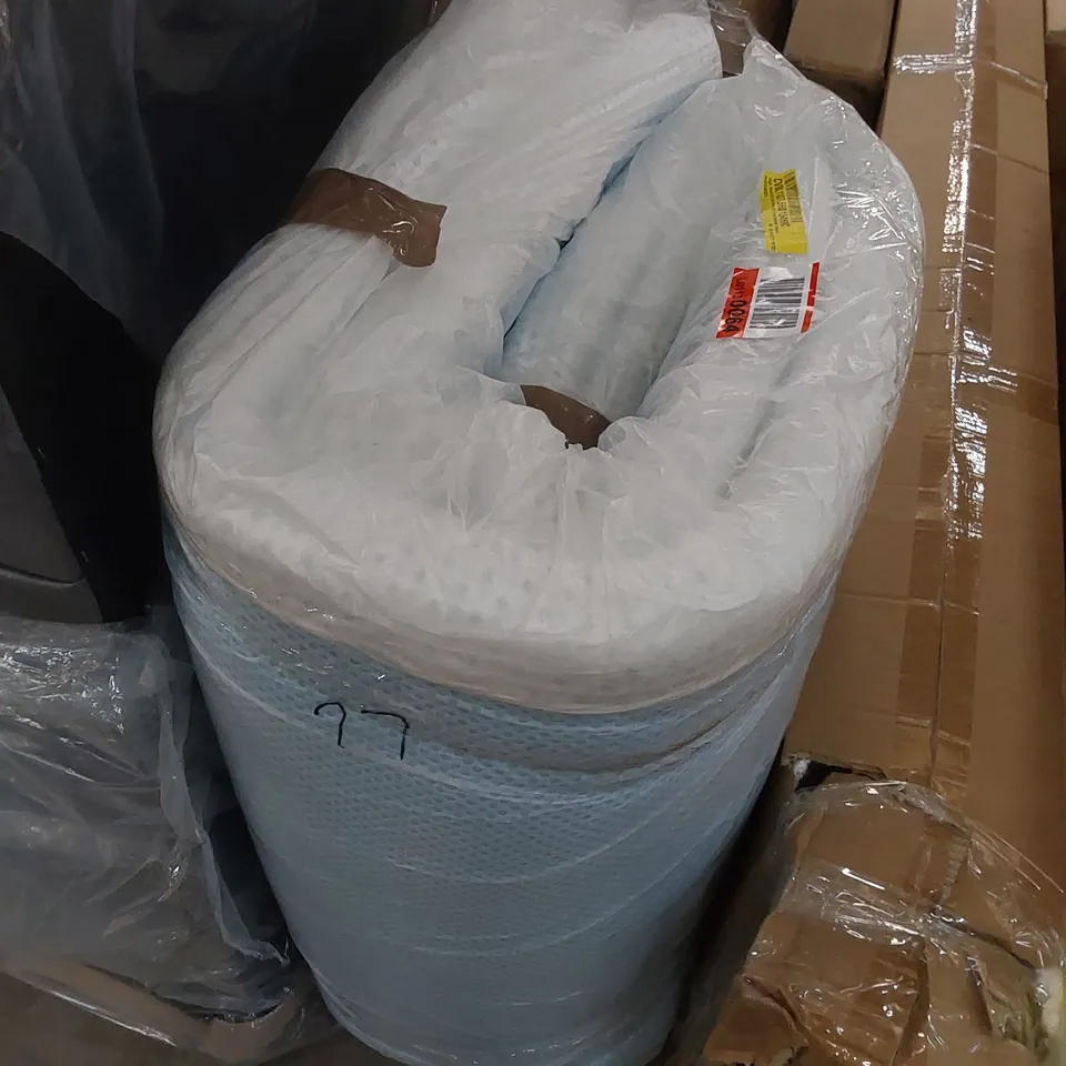 BAGGED ROLLED 5cm GEL MEMORY FOAM 2'6" SMALL SINGLE MATTRESS TOPPER 