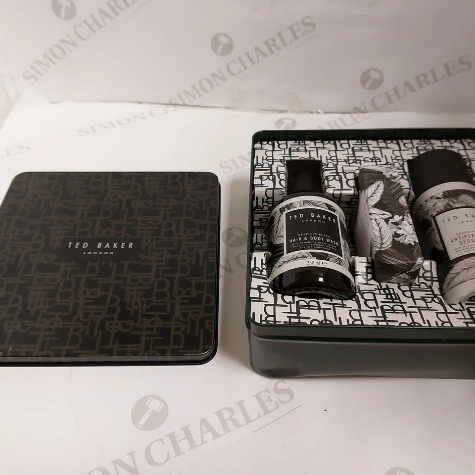 TED BAKER BATH AND BODY TIN GIFT SET 
