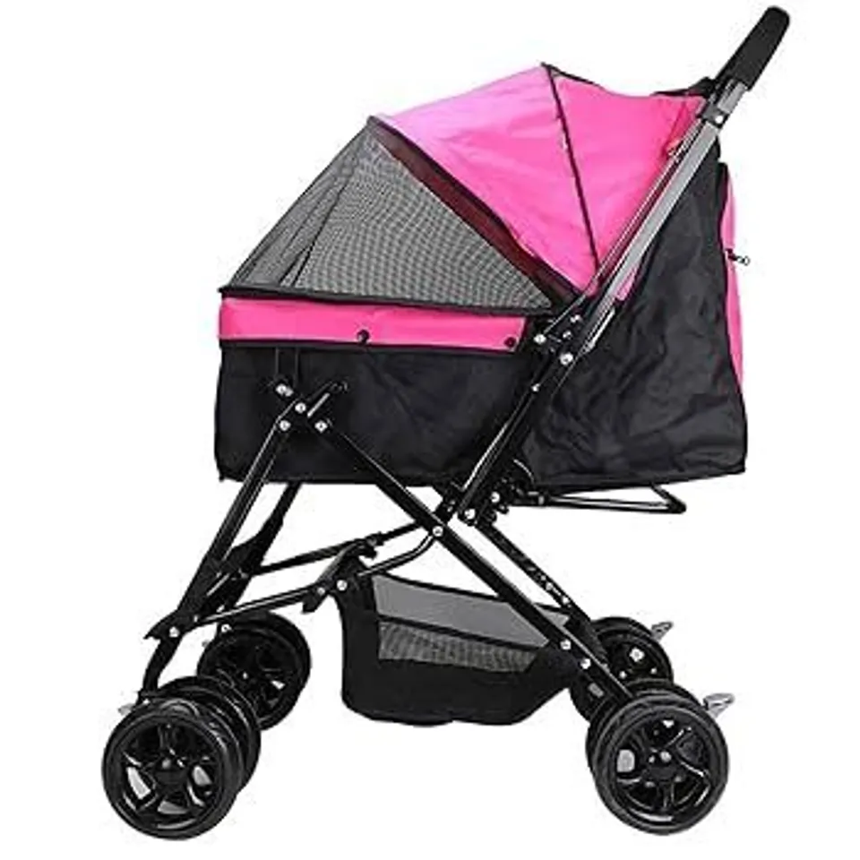 BOXED DISPLAY4TOP PINK PET TRAVEL STROLLER