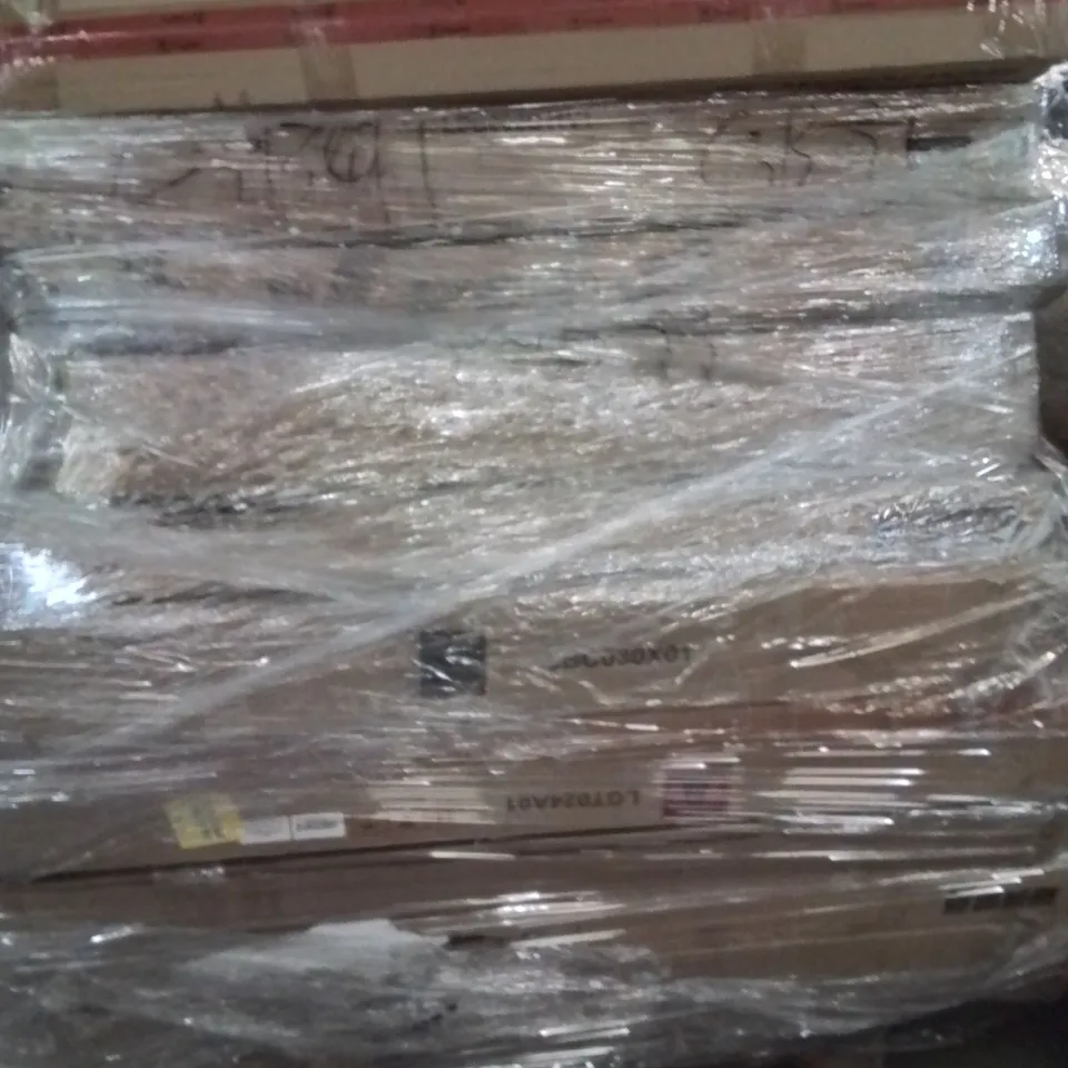 PALLET CONTAINING VARIOUS ASSORTED BOXED ITEMS TO INCLUDE: BOXED FURNITURE, JEWELLERY CABINET, SIDE TABLES ECT.