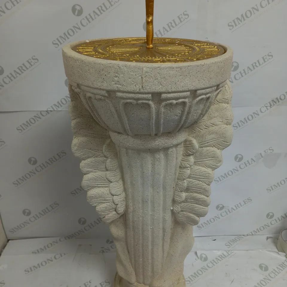 MY GARDEN STORIES ANGEL SUN DIAL SCULPTURE