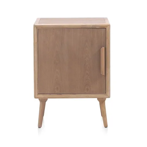 BOXED IZORA SOLID WOOD BEDSIDE TABLE (1 BOX)