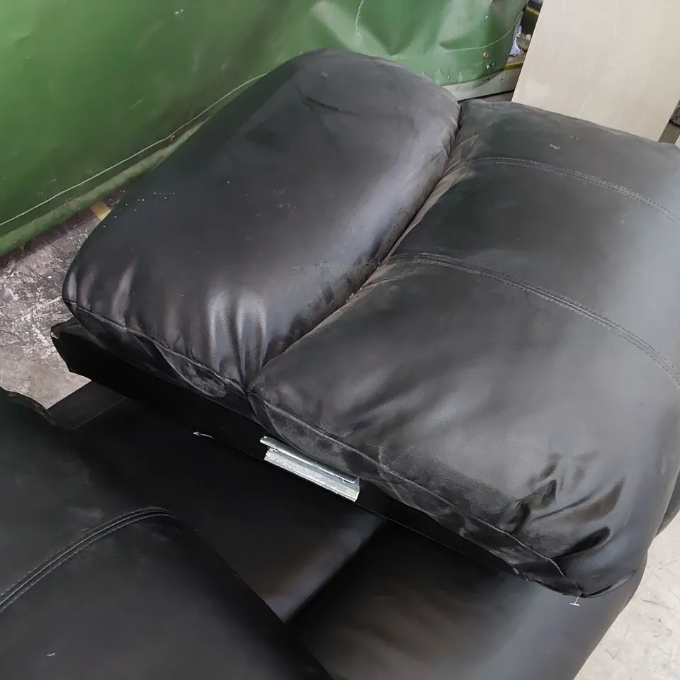 THREE ASSORTED BASES, TWO SEATER MANUAL RECLINING & 2 × CORNER BASES