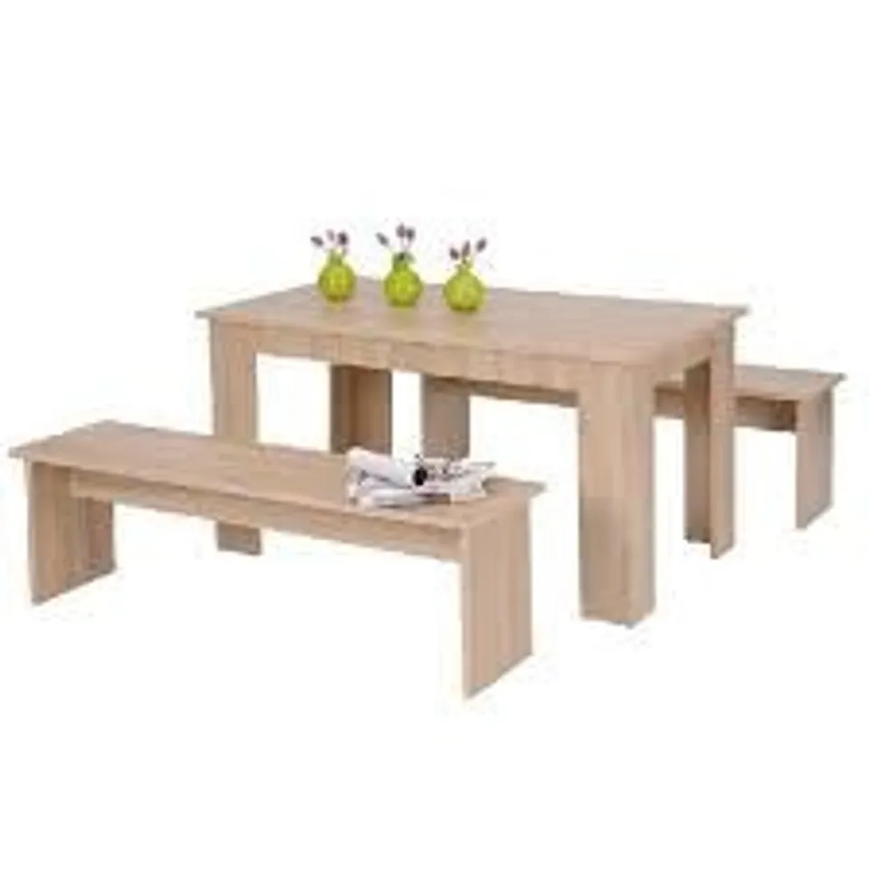 BOXED BRAND NEW PAIR OF MUNCHEN BENCHES SONOMA OAK