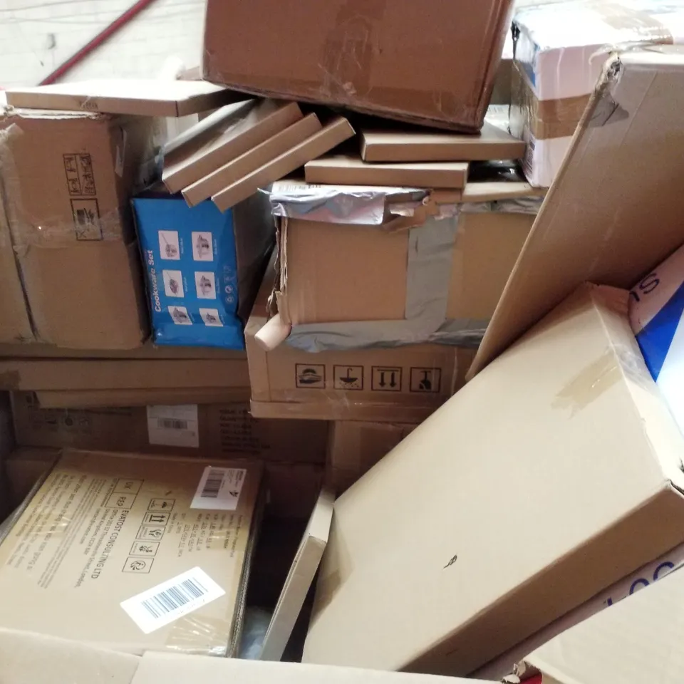 PALLET CONTAINING ASSORTED PRODUCTS INCLUDING MATTRESS TOPPER, DIMMABLE DESK LAMP, PLAYPEN, MULTIFUNCTIONAL BABY BOOSTER & TOILET SEAT 