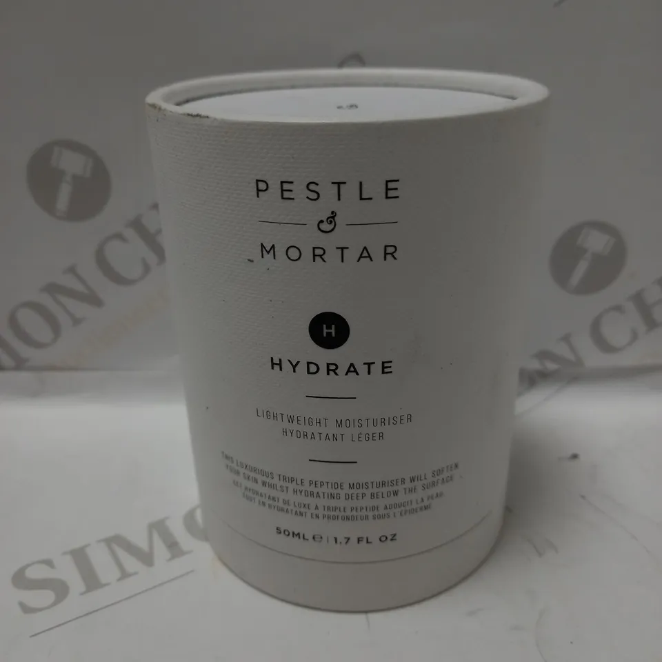 PESTLE & MORTAR HYDRATE LIGHTWEIGHT MOISTURISER 50ML