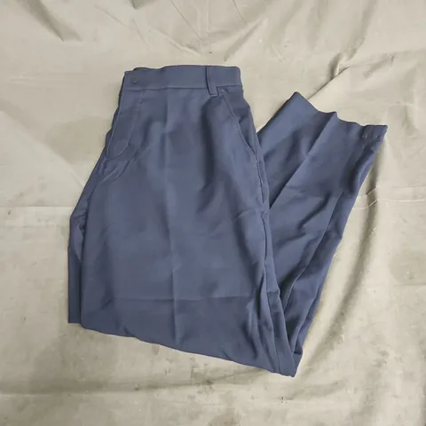 NIKE DRI-FIT STANDARD FIT ANKLE LENGTH TROUSERS IN NAVY SIZE M/32X30