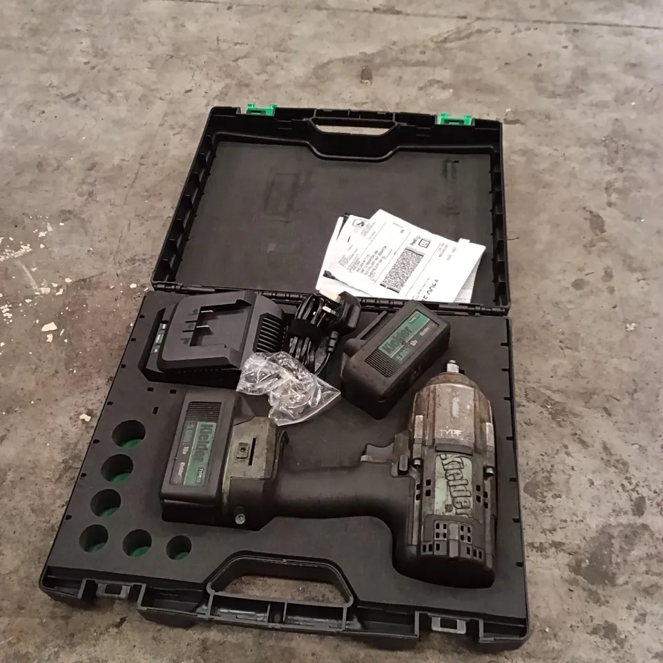 BOXED KIELDER KWT-085 18V BRUSHLESS 1/2” 1050NM IMPACT WRENCH WITH 2X 5.0AH BATTERIES & CHARGER (1 BOX)