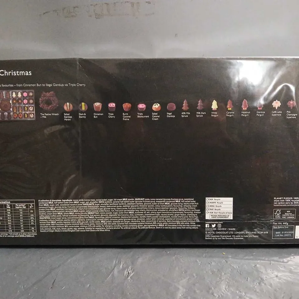 SEALED HOTEL CHOCOLATE CLASSIC CHRISTMAS LUXE 440G