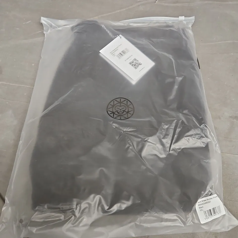 APPROXIMATELY 25 ASSORTED BAGGED MENS BRASS MONKEY SHORTS IN VARIOUS SIZES IN BLACK